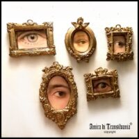 Evil Eye Home Protection Talisman, House Sigil Protector, Wall Vintage Frames Antique Witchcraft Supplies