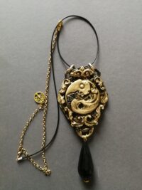 Yin & Yang, Buddhist Tibetan Protective Magic Talisman, Dragon Ethnic Pentacle Prayer Amulet Yoga Symbol