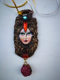 Artemis Amulet, Queen Witches Artemide Personal Spiritual Stones Beauty Love Magnetism & Transformation Magical Pendant