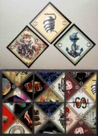 double face symbol tarot cards deck rare limited edition handmade collectible gypsy art curiosity divination vintage antique oracle + Ebook