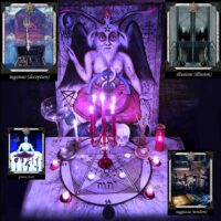 Gothic tarot, limited edition, wicca oracle, occult, pagan, wiccan, divination, major arcana, fortune teller, guidance