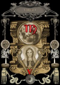Hermetic tarot, magic cards deck, major arcana, wicca tarot, occult pagan divination, zodiac card, chakra energy, zodiac