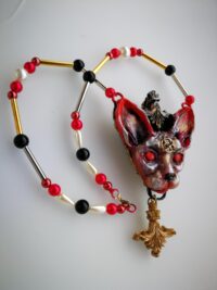 Egyptian God, Bastet Cat Goddess Deity, Sphynx Magic Talisman, Ancien Egypt Sphinx Sekhmet Amulet