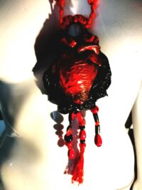 Love Talisman, Arrowed Burning Heart, Attraction Love Amulet, Protection Loveling Pendant