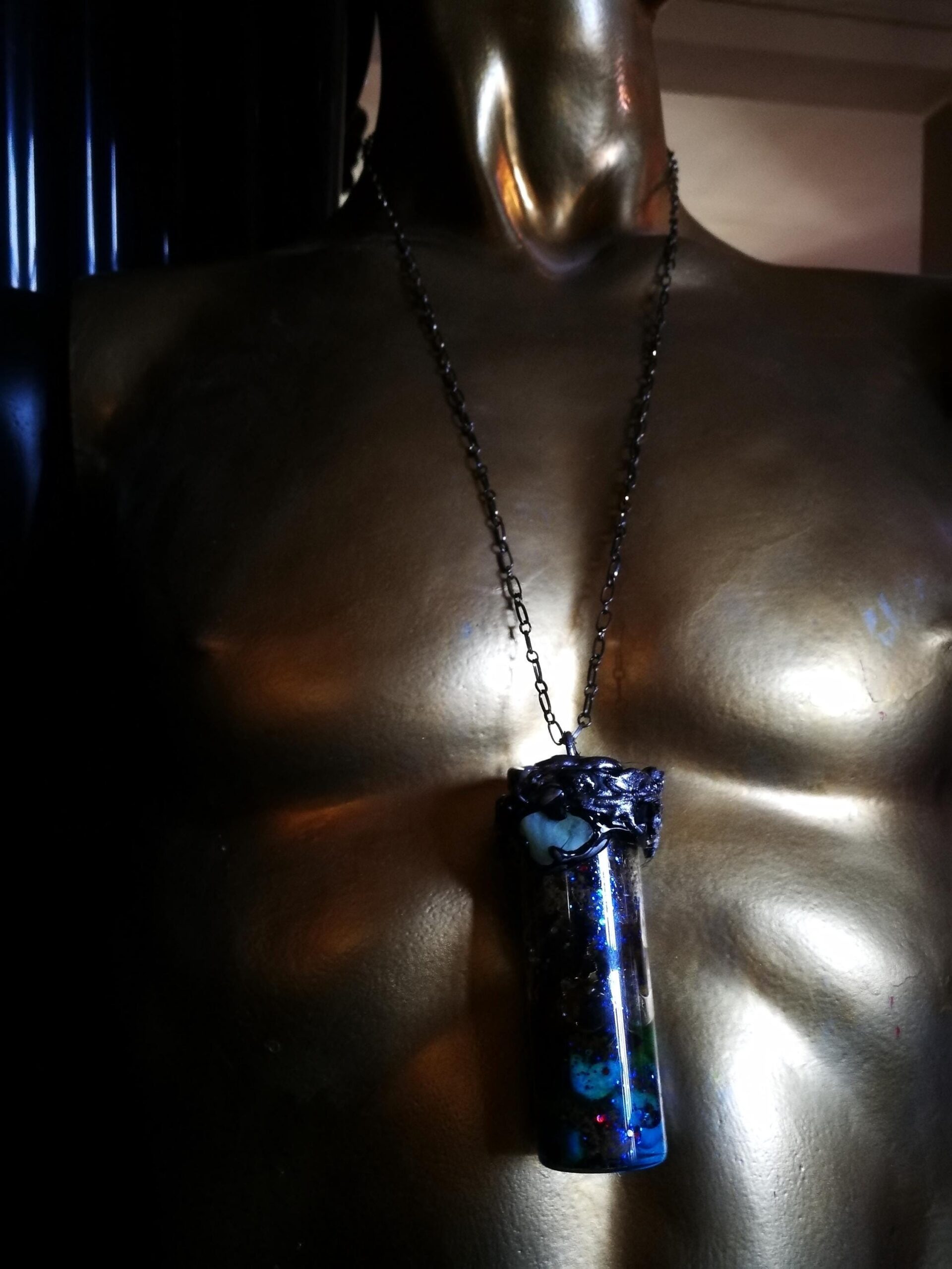 Spirit Vessel Pendant, Metaphysical Magic Potion Talisman Manifestation Your Inner Desires Wish Consecrated Amulet