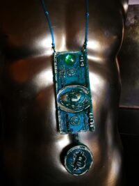 Dollar Symbol Necklace, Good Luck Pendant Amulet, Bitcoin Money Wealth Attraction, Abundance Richness Talisman