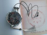 Handwritten Book, Antique Manuscript Occult Grimoire, Kabbalah Lesser Key of Solomon, Magic Kabbalistic Seal
