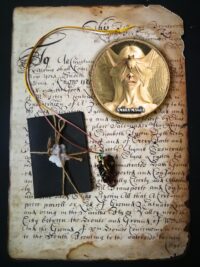 Vampire Energy, Uncut Gemstone Pendant, Blessing Bat Spell Protection Amulet, Magic Talisman Spiritual Raw Stone