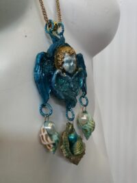 Guardian Angel, Cherubim Protection Amulet, Religious Sacred Jewelry Magic Talisman Archangel Cherub Holy Bible
