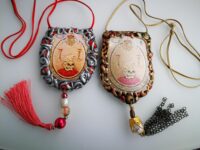 Frog and Toad Amulet, Witch Skull Talisman Occult Jewelry, Saint Graal Crown Witchcraft Magic