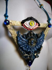 Enochian Angel Spirit Vessel. Dr. John Dee Amulet, Metaphysical Occult Jewelry Astrological Talismans Necklace