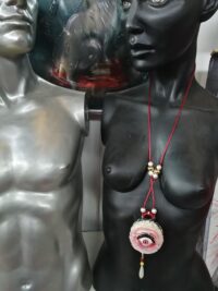 Amber Djinn Spirit Vessel Amulet – Prosperity, Protection & Manifestation Talisman Evil Eye Occult Jewelry Witchcraft