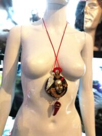 Lemegeton Djinn Spirit Amulet, Solomon's Magic Talisman Wealth Power Angel & Demon Occult Jewelry Witchcraft