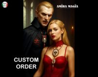 Satanic Talisman Sigil of Baphomet Magic Templar, Magick Devil Horn Necklace, Satanist Symbol Lucifer