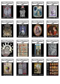 Erotic Tarot Cards, Vintage Oracle Sexy Image, Maison Bordell Nude Woman, Naked Body Photo