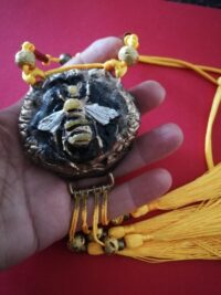Protective Talisman Queen Bee Magic Pentacle, Good Luck Abundance & Prosperity Charm, Protection Amulet