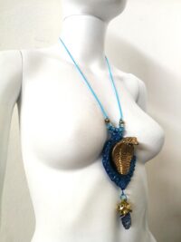 Cobra Snake Pendant, Serpent Immortality Symbol, Ouroboros Talisman Feng Shui Amulet, Dune Imperium Magic Power