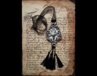 Dark Witch Amulet, Inverted Pentagram Witchcraft Symbol, Magic Evil Eye Pendant Talisman Occult Jewelry