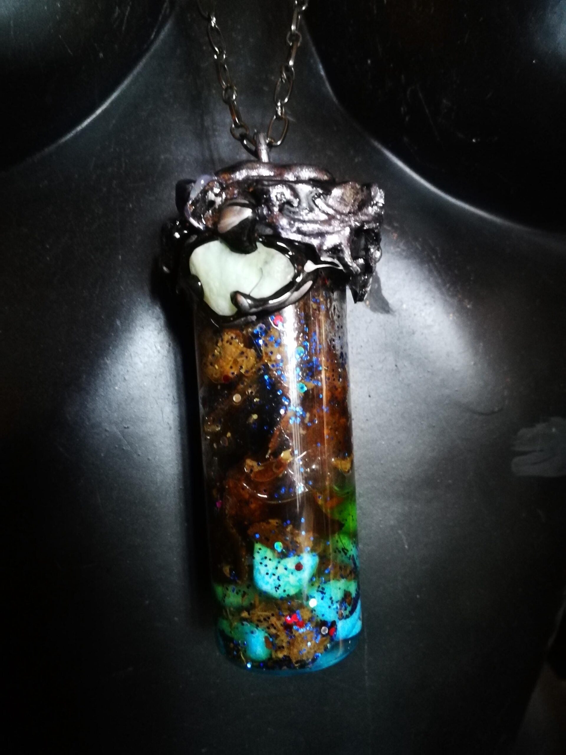 Spirit Vessel Pendant, Metaphysical Magic Potion Talisman Manifestation Your Inner Desires Wish Consecrated Amulet