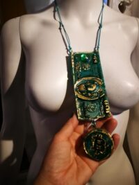 Dollar Symbol Necklace, Good Luck Pendant Amulet, Bitcoin Money Wealth Attraction, Abundance Richness Talisman