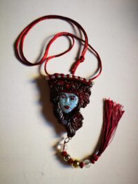 Agrat Bat Mahlat Goddess, Gothic Divinity Jewelry Kabbalah Magic, Esoteric Talisman Witchcraft Pendant Deity Witch