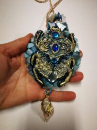 Egyptian Scarab of Protection Blessed by Anubis Spiritual Shield, Destroy Hexes Curses Return to Sender Powerful