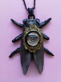 Cicada Necklace - Luck Mexican Magick Amulet Attract Money Wealth Abundance Path to Success & Rich Life