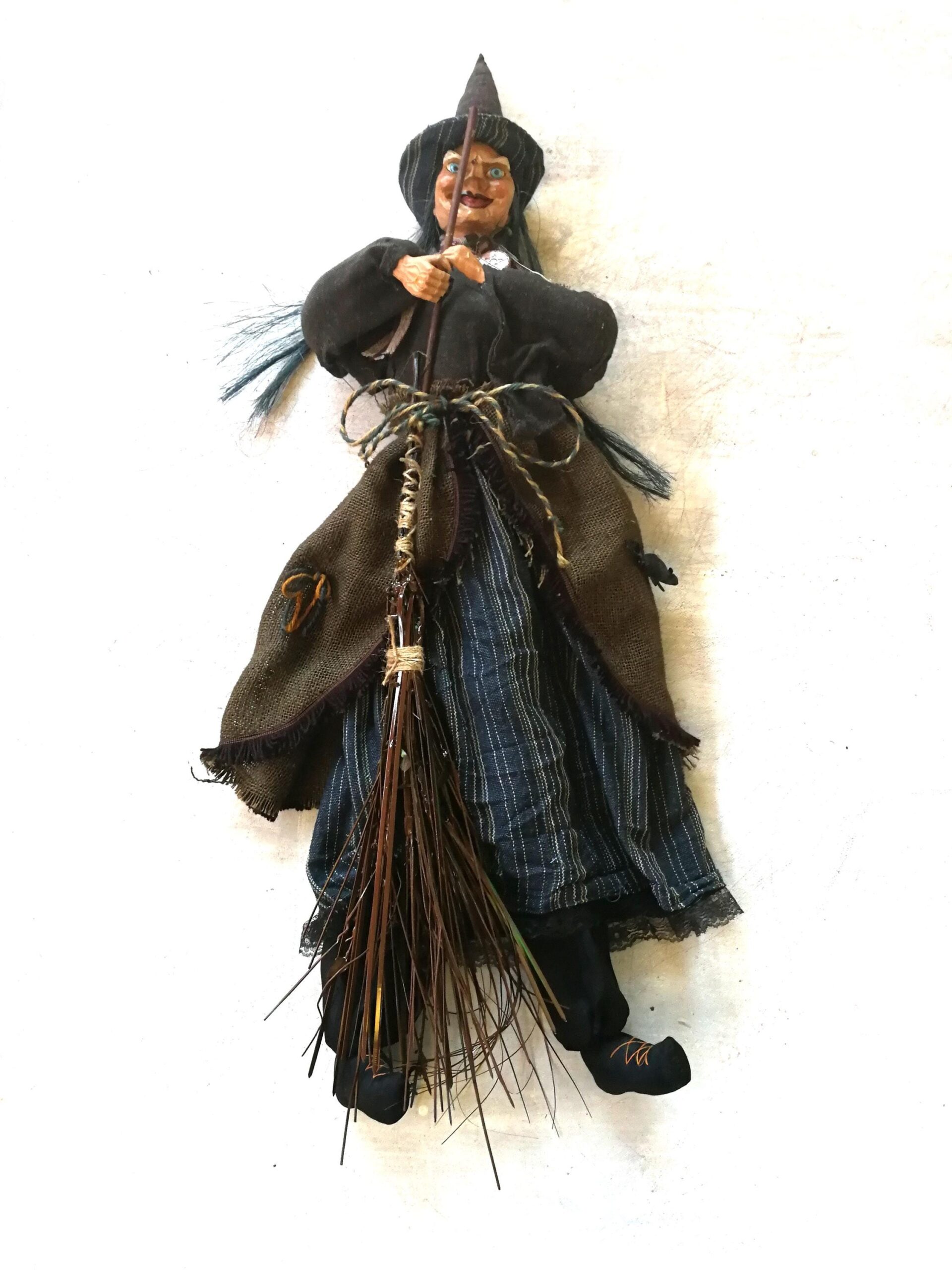 Witch Doll Macabre Babayaga, Old Antique Voodoo Macabre Baba Yaga, Witchcraft Supplies Salem Massachusetts