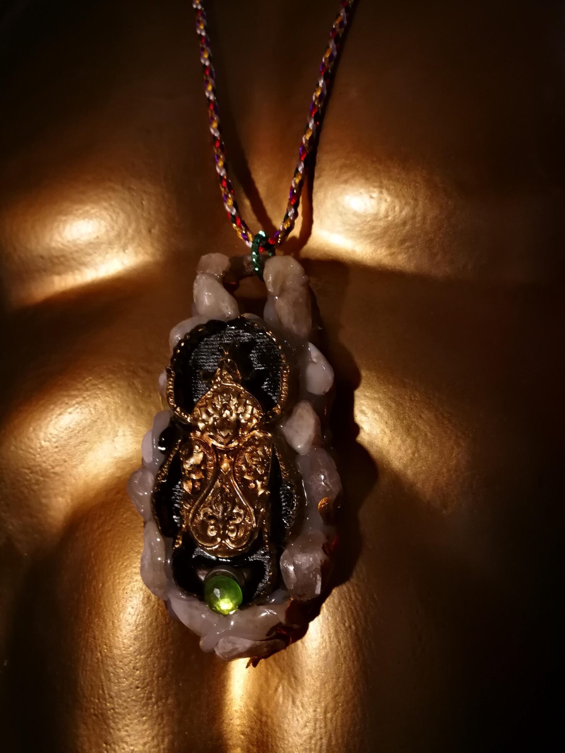 Scarab Necklace - Mexican Magic Lucky Goliath Beetle Talisman ~ Attract Money, Build Wealth Abundance & Prosperity