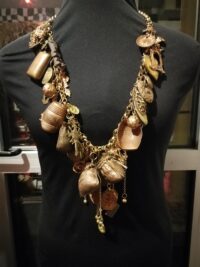 Antique Jewelry, Vintage Ethnic Tribale Witch Necklace, Celtic Boho Shamanic Pendant, Magic Sacred Amulet