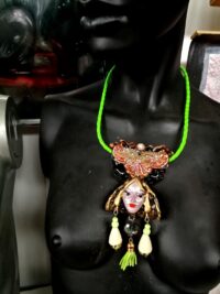 Hecate Goddess, Cursed Doll Dark Magic Necklace, Haunted Talisman Amulet, Witchcraft Pendant Witch Jewelry