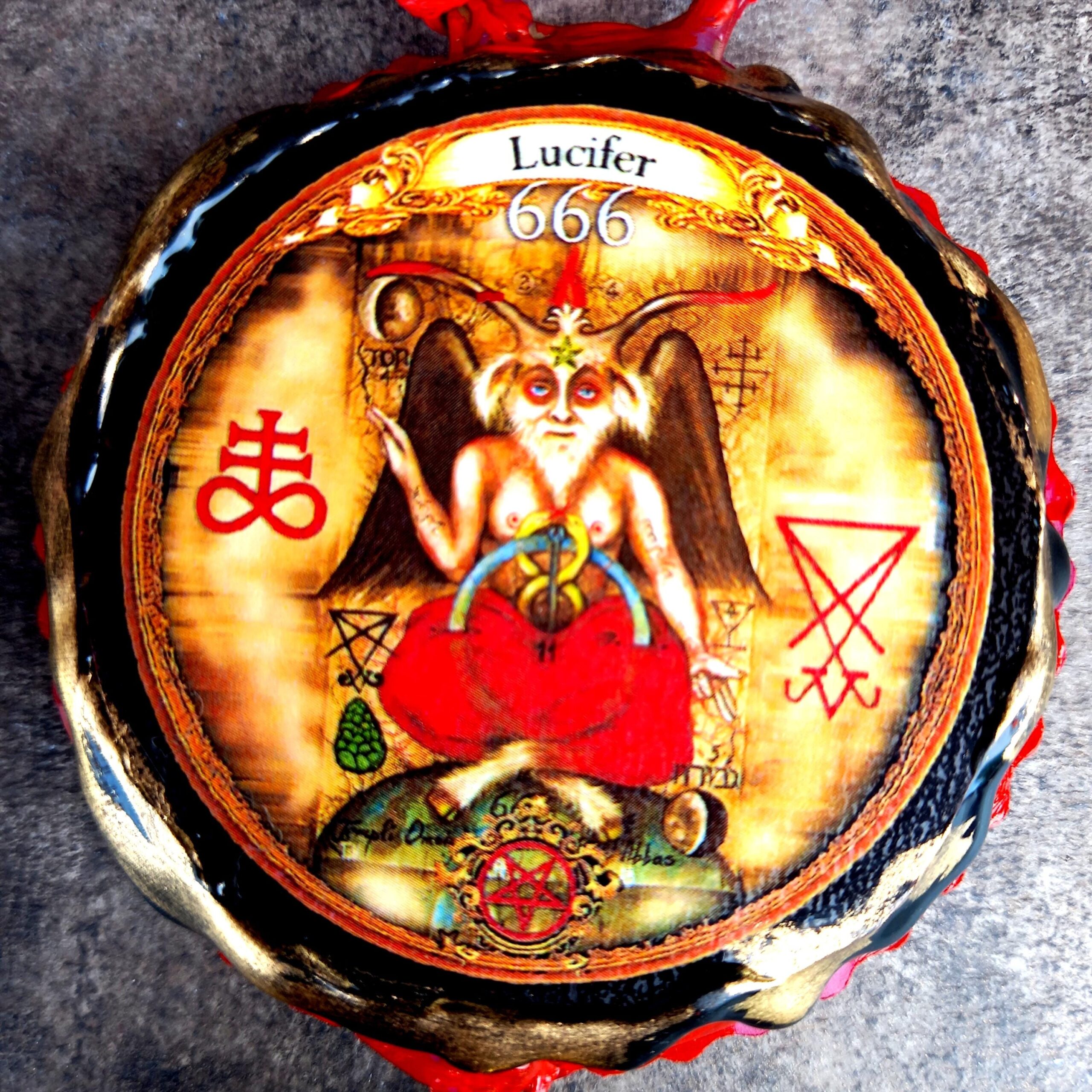 Antique Book, Occultism Satanic Magic, Occult Esoteric Manuscript Lucifer, Enlightenment Gnosis, Secret Societies Knowledge