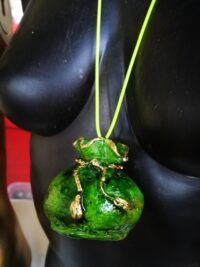 Dollar Symbol Pendant, Good Luck Amulet, Manifestation Money Wealth Attraction, Abundance Richness Talisman Jewelry