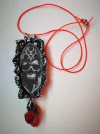 Elohim Talisman YHWH Yahweh Pendant, Powerful & Success Occult Jewelry Magic Symbol, Gothic Skull Amulet