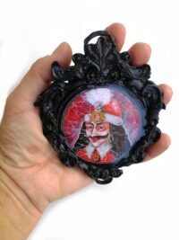 Dracula Talisman Bat Vampire, Gothic Amulet Transylvania Pendant Magic Artcraft, Count Vlad Tepes Castle