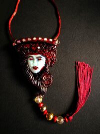 Agrat Bat Mahlat Goddess, Gothic Divinity Jewelry Kabbalah Magic, Esoteric Talisman Witchcraft Pendant Deity Witch