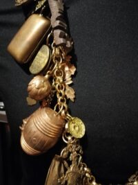 Antique Jewelry, Vintage Ethnic Tribale Witch Necklace, Celtic Boho Shamanic Pendant, Magic Sacred Amulet