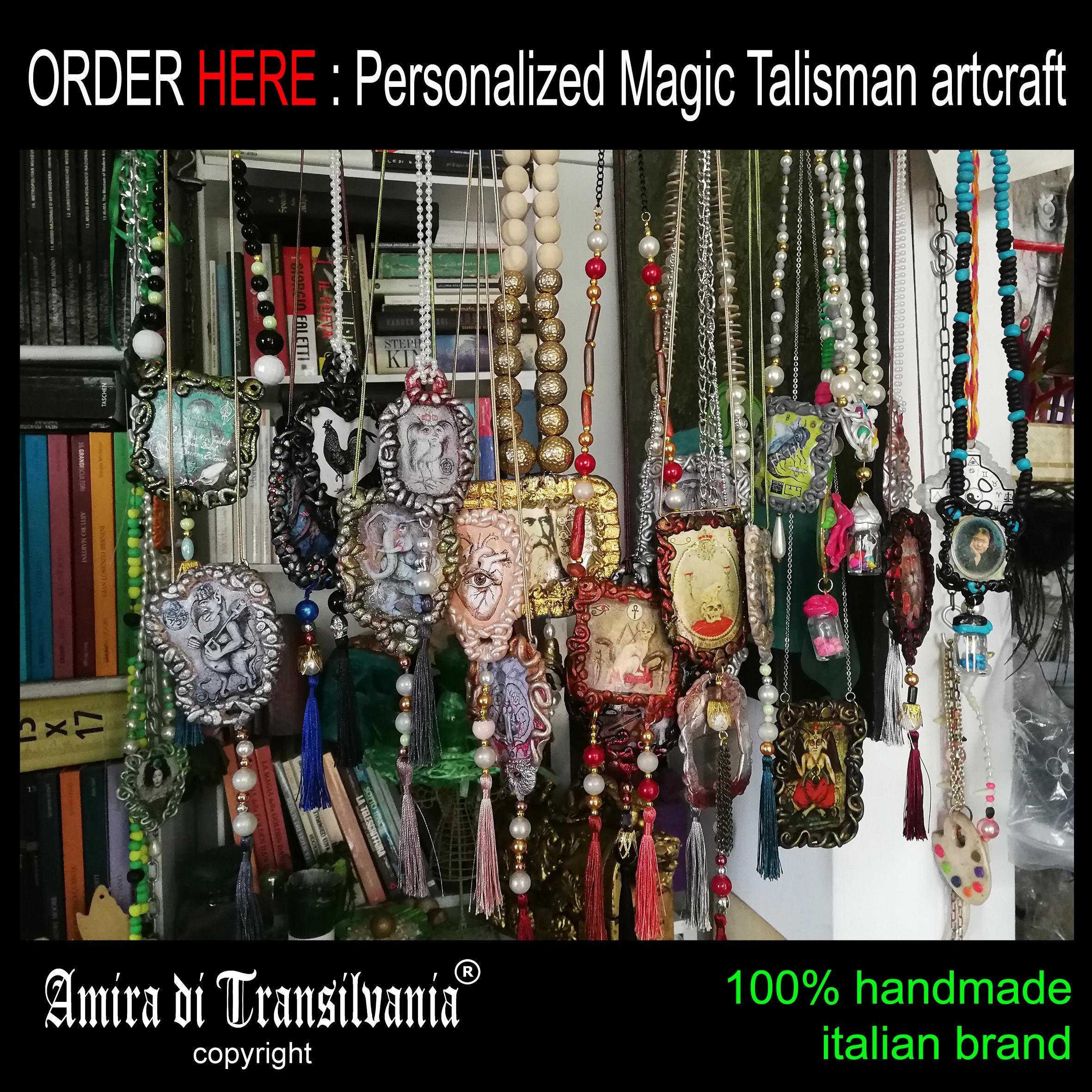 Enchanted Rock, Uncut Gemstone Pendant, Amulet of Magnetism, Enhanced Necklace Magic Portal Direct Raw Stone