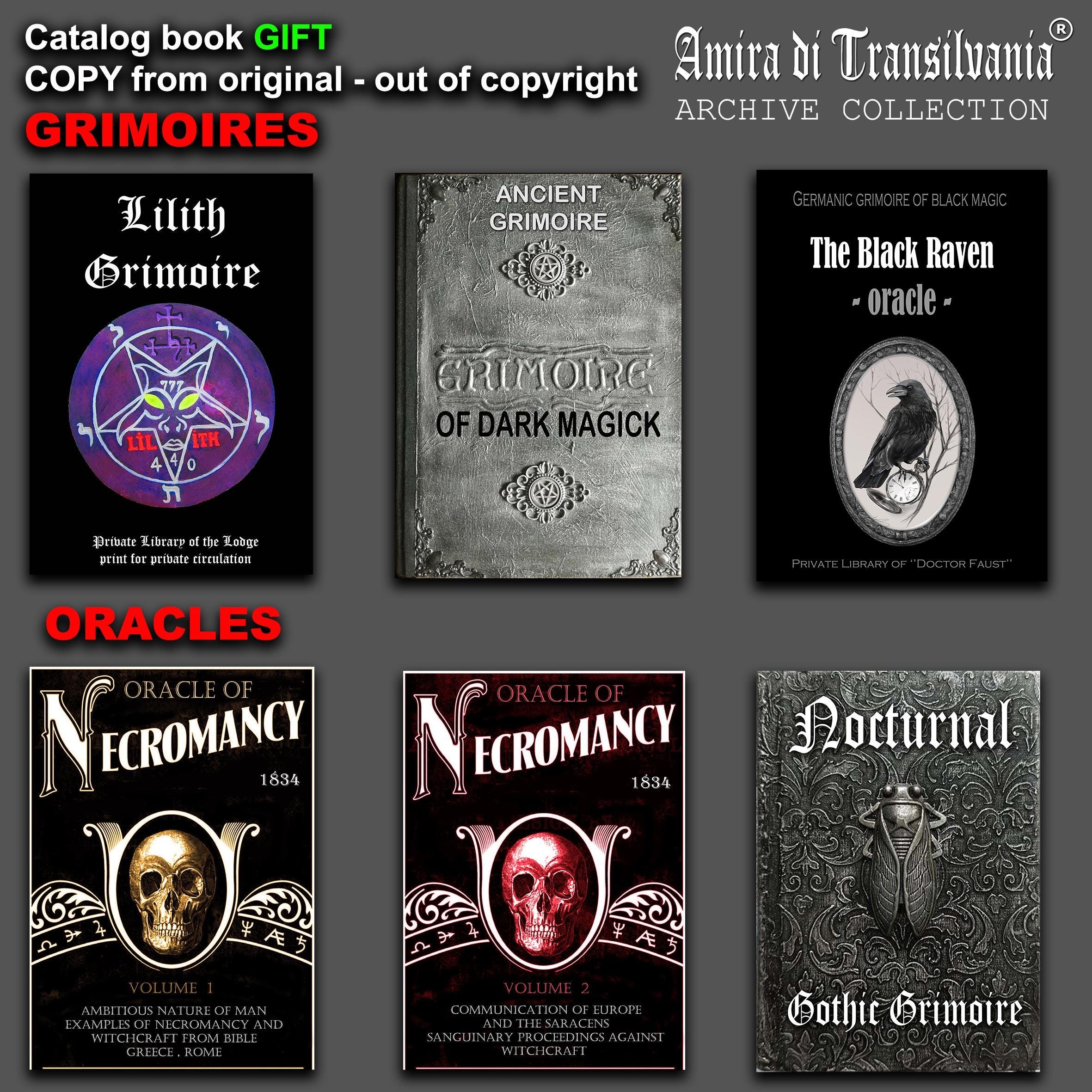 Necronomicon Book, Antique Manual Kabbalah Occultism, Esoteric Occult Ceremonial Magic, Aleister Crowley Grimoire Rituals