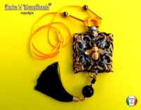 Protection Amulet Necklace, Bee Nest Wealth Talisman of Abundance & Prosperity Money Charm Attraction Richness