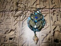 Egyptian Scarab of Protection Blessed by Anubis Spiritual Shield, Destroy Hexes Curses Return to Sender Powerful