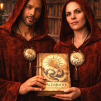 Grimoire Book, Ialdabaoth The Serpent Creator, Void Archon Charged Sigil Practical Magic Destiny Reversal