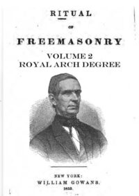 Antique Book Freemasonry, Occult Magic Esoteric Occultism, Ritual Grimoire Masonry Secret Societies Forbidden Knowledge