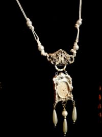 Tara Goddess Quan Yin Necklace Talisman Pendant, Kwan Yin Divine Feminine Ethnic Orient, Jewelry Prayer Amulet Yoga Taos