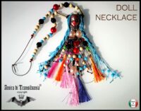 Voodoo Spell, Magic Talisman Witchcraft Pendant, Witch Jewelry Necklace Amulet, Hawaiian Tribal Folkloric Doll