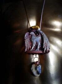 Haunted Pendant, Enchanted Celtic Druid Ancient Eagle Binding, Spirit Eternal Attraction, Anchored Soul Connection
