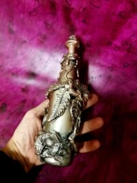 Magic Potion Bottle, Spell Jar Apothecary Cabinet Vintage Glass, Elixir of Life Forever Altar Decor Ritual