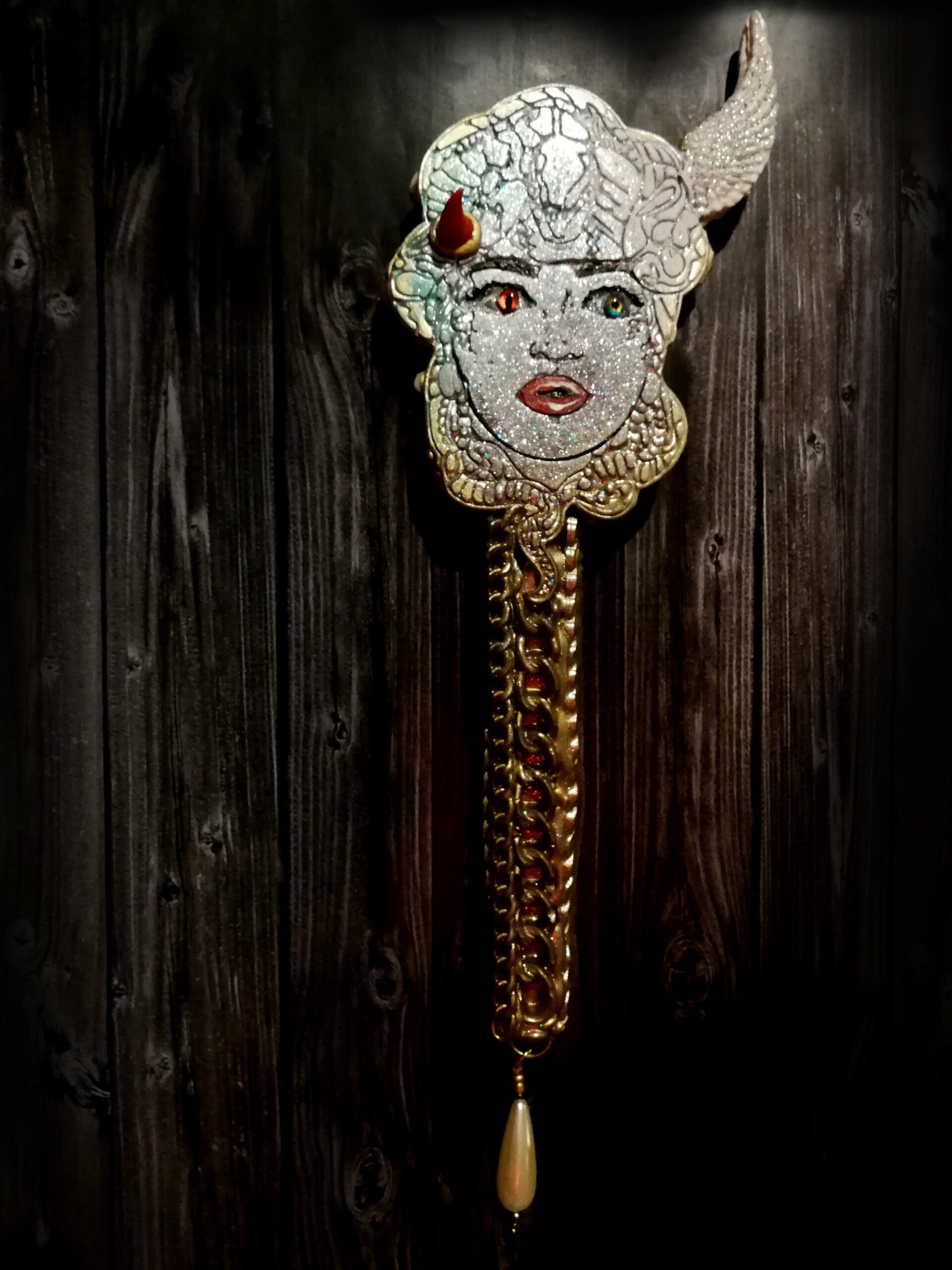 Magic Mirror, Angel and Demon, Evil Queen Snow White Witch, Fairy Tale Altar Tools