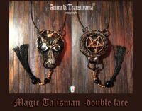 Inverted Pentagram Star, Owl Necklace Magical Power Protective Talisman Occult Protection Amulet Black Madonna