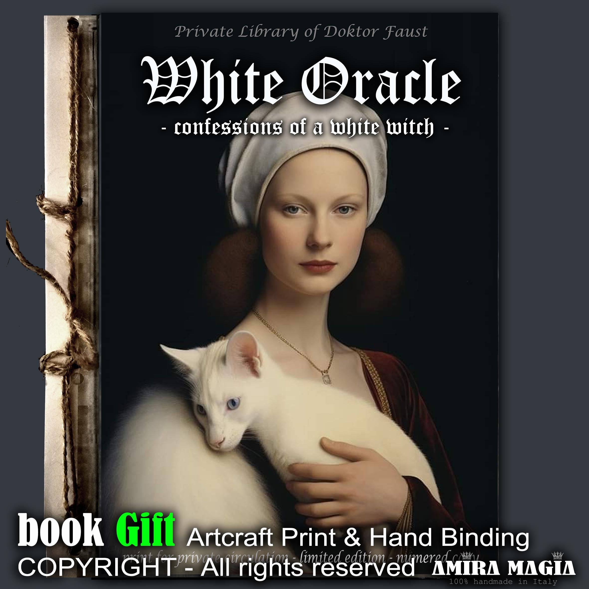 White Magic Book, Forbidden Knowledge Magic Grimoire, Practical Manual Ritual, Spirituality Witch Oracle Witchcraft